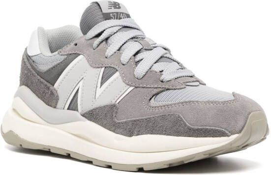 New Balance logo-patch panelled sneakers Grey