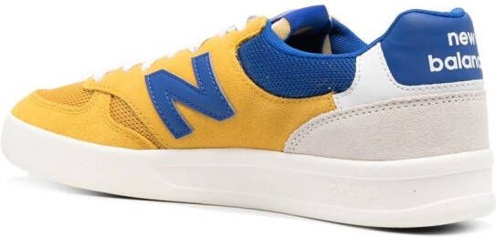 New Balance low-top lace-up sneakers Yellow