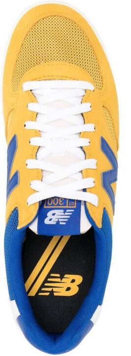 New Balance low-top lace-up sneakers Yellow