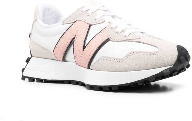 New Balance low-top lace-up trainers White