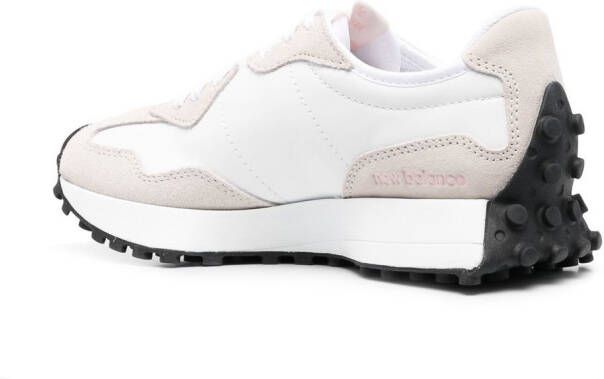 New Balance low-top lace-up trainers White