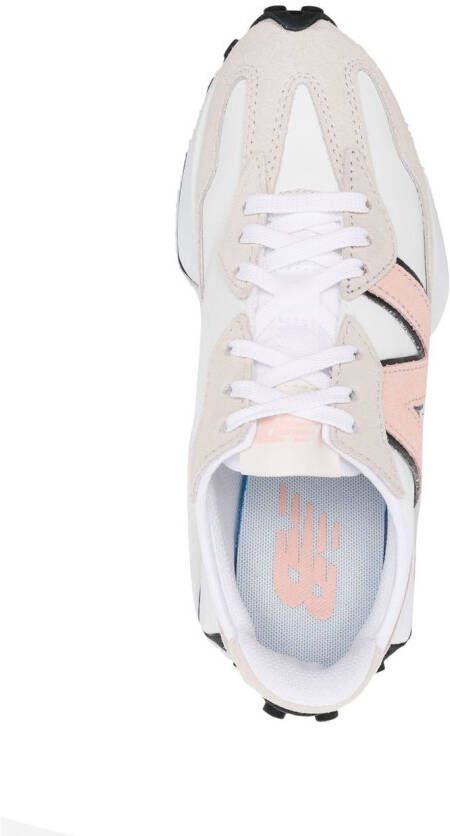 New Balance low-top lace-up trainers White