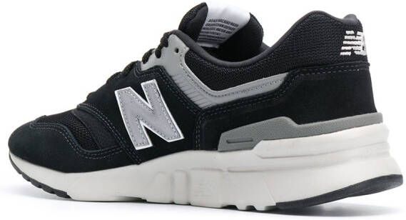 New Balance low-top mesh-panel sneakers Black