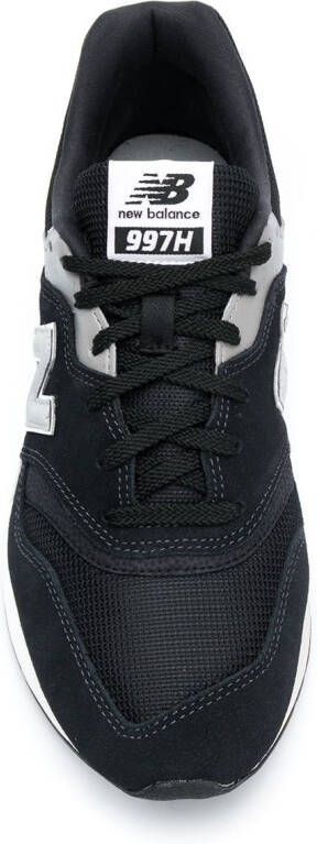 New Balance low-top mesh-panel sneakers Black
