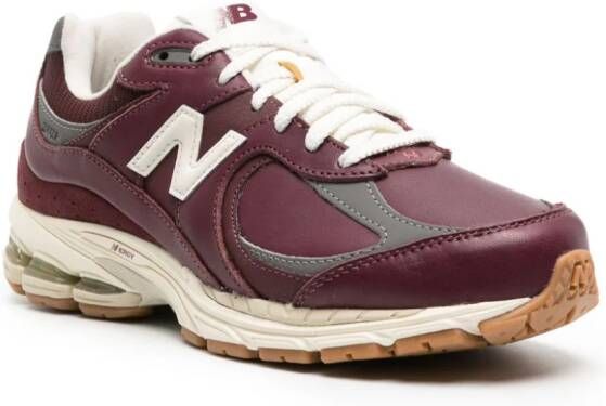 New Balance M2002RVH panelled-leather sneakers Red