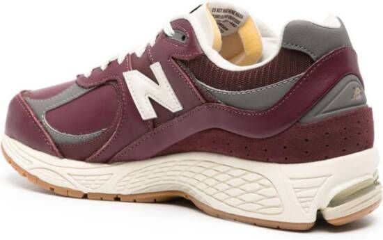 New Balance M2002RVH panelled-leather sneakers Red