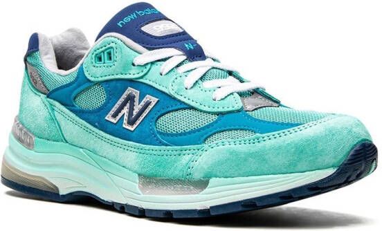 New Balance M992 "Teal" sneakers Blue