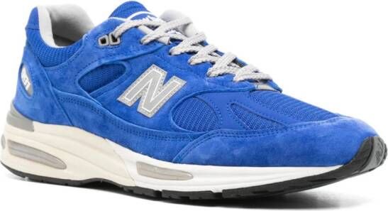 New Balance MADE in UK 991v2 logo-patch sneakers Blue