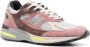 New Balance MADE in UK 991v2 logo-patch sneakers Pink - Thumbnail 2