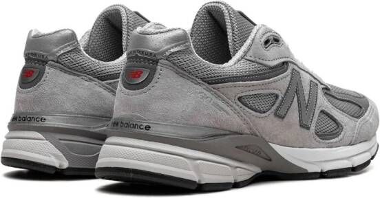 New Balance Made in USA 990v4 leather sneakers Grey