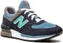 New Balance MS574 panelled sneakers Blue - Thumbnail 2