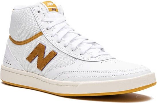 New Balance Numeric 440 High "White Yellow" sneakers