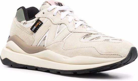 New Balance panelled low-top sneakers Neutrals