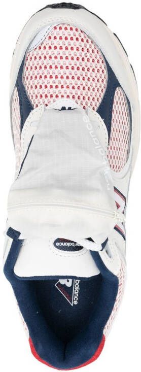 New Balance pouch-detail lace-up sneakers White