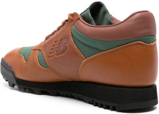 New Balance Rainier leather sneakers Brown