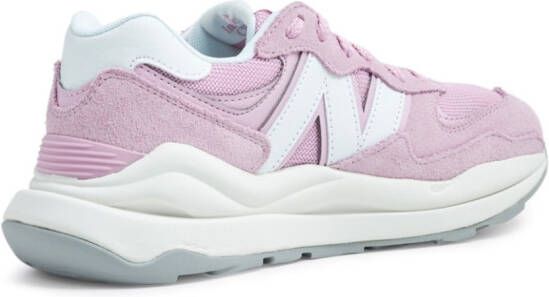 New Balance suede panelling low-top sneakers Pink