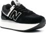 New Balance WL574ZAB lace-up sneakers Black - Thumbnail 2