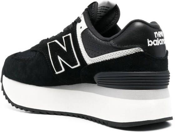 New Balance WL574ZAB lace-up sneakers Black