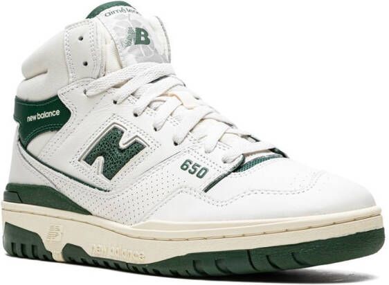 New Balance x Aime Leon Dore 650R "White Green" sneakers