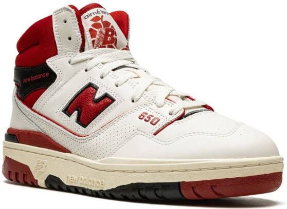 New Balance x Aimé Leon Dore 650R "White Red" sneakers