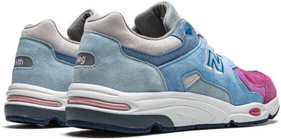 New Balance x kith 1700 "The Colorist Pink Toe" sneakers Blue