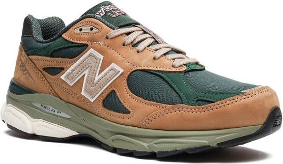 New Balance 990 v3 Made in USA “Tan Green” sneakers Brown