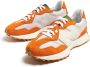 New Balance 574 colour-block suede sneakers Orange - Thumbnail 2