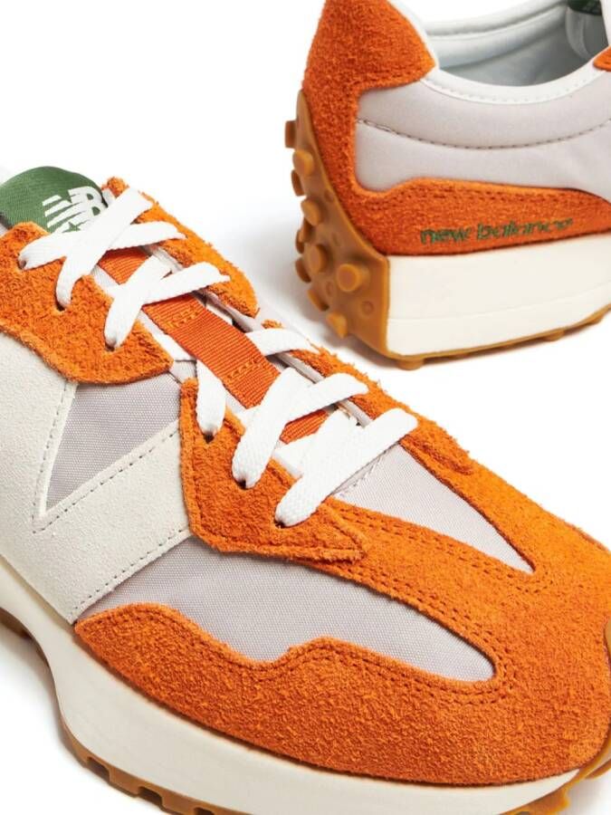 New Balance XC72 panelled suede sneakers Orange