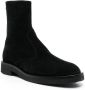 NEW STANDARD ankle-length side-zip fastening boots Black - Thumbnail 2