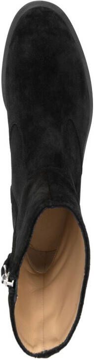 NEW STANDARD ankle-length side-zip fastening boots Black