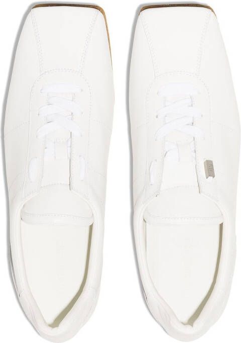 NEW STANDARD Change leather sneakers White