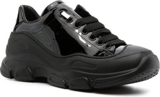 NEW STANDARD Evolve low-top leather sneakers Black