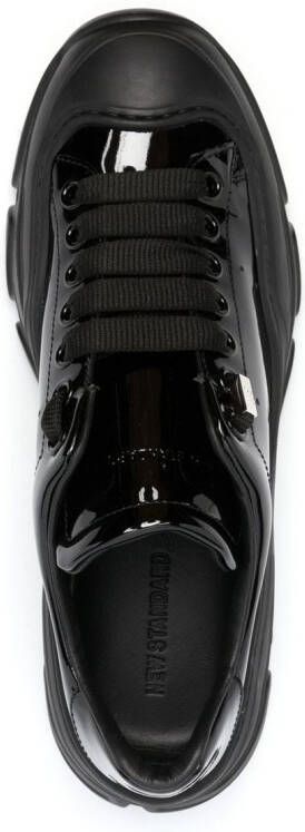 NEW STANDARD Evolve low-top leather sneakers Black