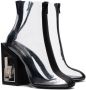 Nicholas Kirkwood black Void 105 PVC ankle boots - Thumbnail 2