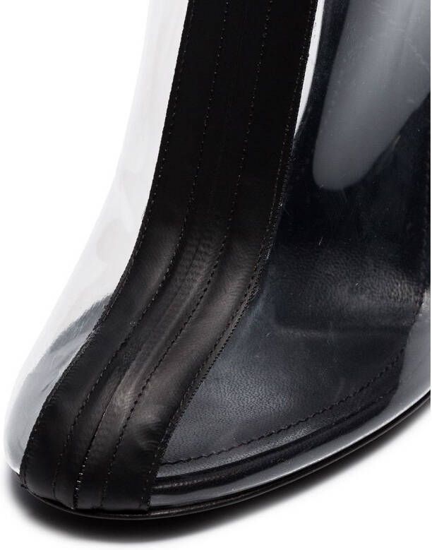 Nicholas Kirkwood black Void 105 PVC ankle boots