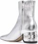 Nicholas Kirkwood JJ crystal-embellished 55mm ankle boots Silver - Thumbnail 3