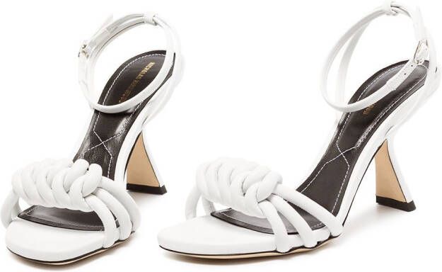 Nicholas Kirkwood Lexi Knot 105mm sandals White