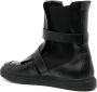 Nicolas Andreas Taralis touch-strap high-top leather sneakers Black - Thumbnail 3