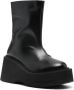 Nicole Saldaña Beatriz 80mm leather ankle boots Black - Thumbnail 1