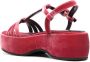 Nicole Saldaña Lily 60mm velvet sandals Pink - Thumbnail 3