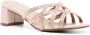 NICOLI Amos 50mm crystal-embellished mules Pink - Thumbnail 2
