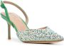 NICOLI crystal-embellished 60mm pumps Green - Thumbnail 2