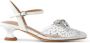 NICOLI Du crystal bow-embellished sandals White - Thumbnail 2