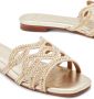 NICOLI embellished flat sandals Gold - Thumbnail 4