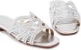 NICOLI embellished flat sandals Silver - Thumbnail 4