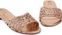 NICOLI Esmee crystal-embellished leather sandals Pink - Thumbnail 4