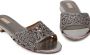 NICOLI Esmee crystal-embellished leather sandals Silver - Thumbnail 4