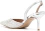 NICOLI Esther 80mm slingback pumps Silver - Thumbnail 3