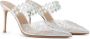NICOLI Farrow crystal-embellished leather sandals Silver - Thumbnail 2