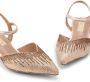 NICOLI Josias crystal-embellished sandals Gold - Thumbnail 4